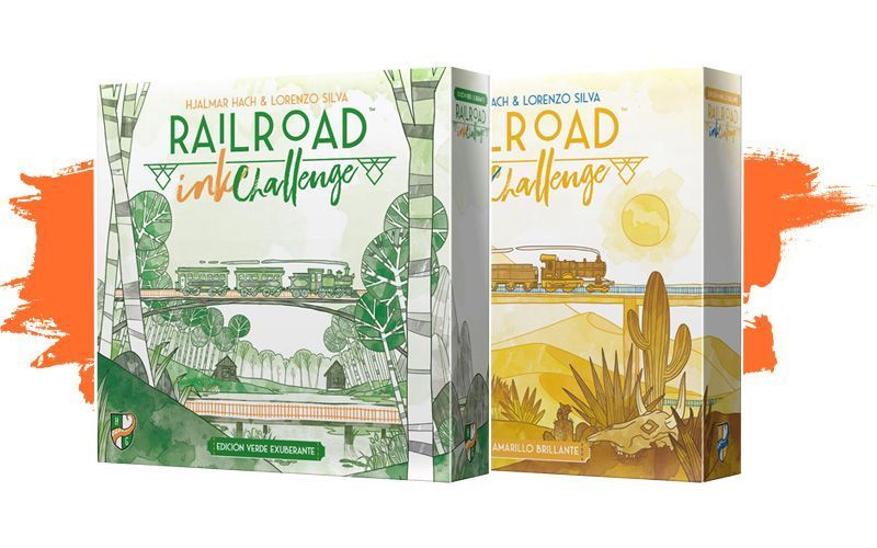 Rail road ink challengue en español