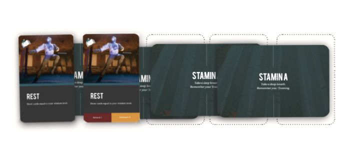 Legend Academy - Cartas de Stamina
