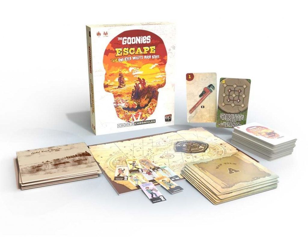 The goonies the OP - aspecto dle juego en mesa