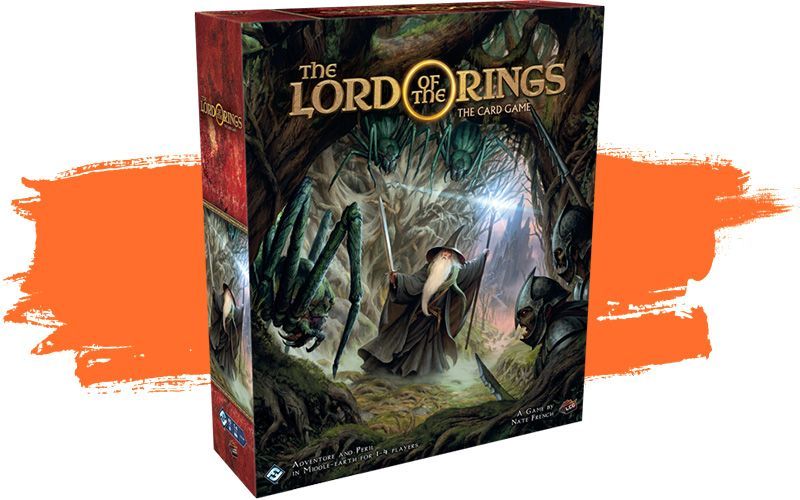 anuncios Fantasy Flight GENCON - El Señor de los anillos juego de cartas