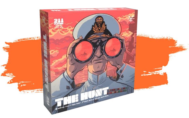 Caja del juego de mesa THE HUNT