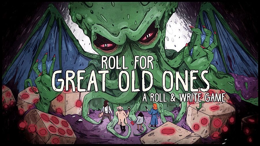 Roll for the Old Ones - 3 Roll & Write Solitario