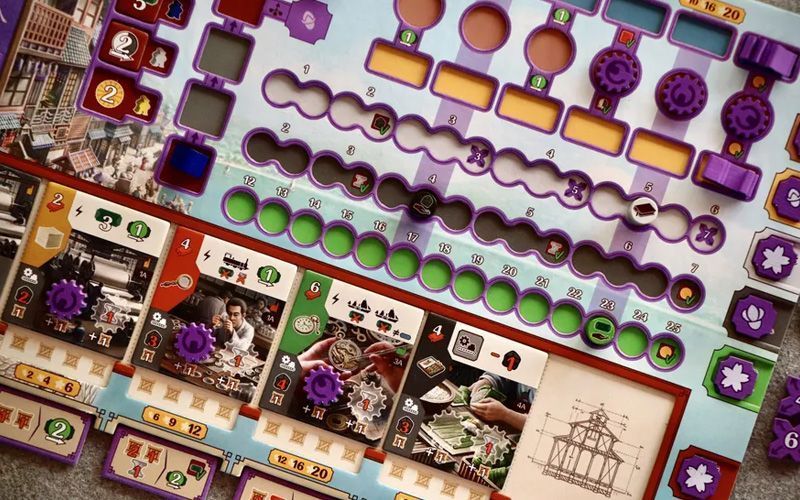Nippon Zaibatsu – Análisis del Kickstarter . TABLERO PERSONAL